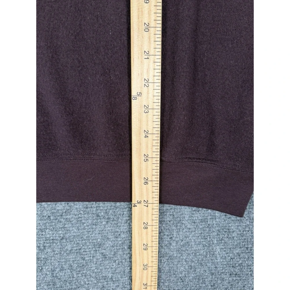 Alo Yoga Crew Neck Sweatshirt Mens Medium Plum Purple Boxy Oversized